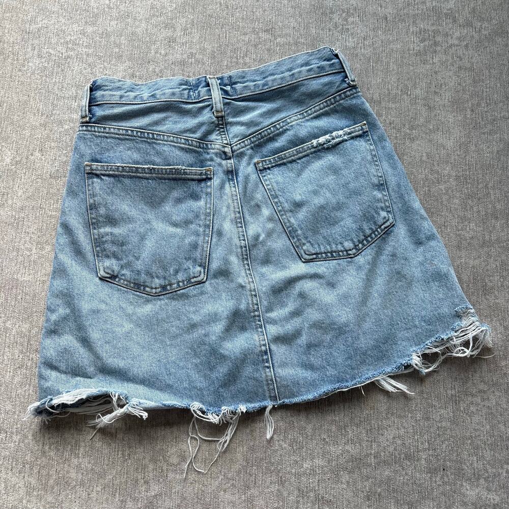 Agolde Criss Cross Denim Skirt - Picture 6 of 6